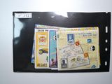 une photo d'un dossier noir sur lequel figure l'image d'un avion