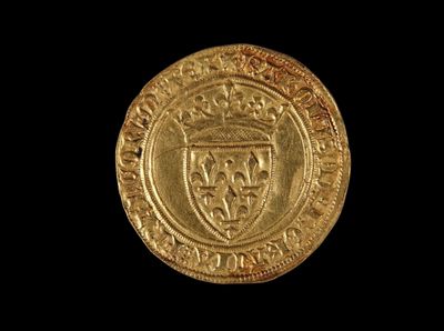 CHARLES VI Ecu d’or à la couronne - Photo 1