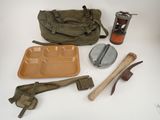 many items that are sitting on a white table