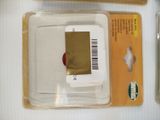 a plastic container with a barcode on top of it