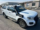 a picture of a white pick up truck parked in a parking lot