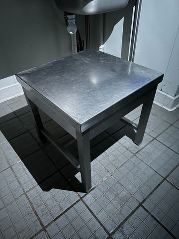 Tabouret inox