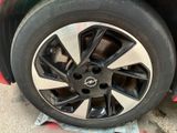 a close up of a tire on a vehicle