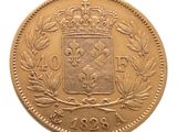 l'image d'une pièce d'or sur laquelle figurent des armoiries