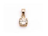 Pendentif en or jaune 14 carats serti de diamants