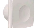 white bathroom exhaust fan with light on top of a white wall