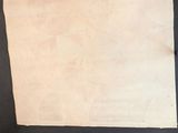 a piece of paper on a table with a pencil