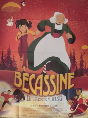 une image d'une affiche du film d'animation « Bécassine »