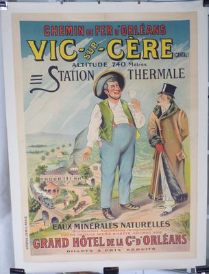 affiche représentant deux hommes debout côte à côte devant un immeuble