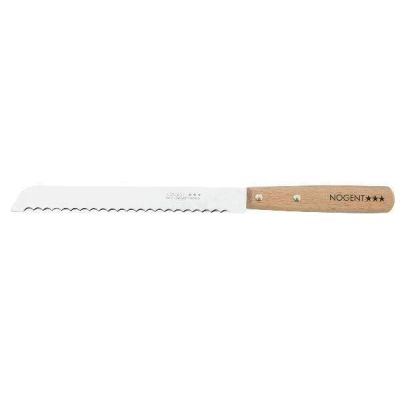 19 / NOGENT Couteau à pain 19 cm - Marron - Lame crant…