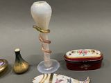 a lot of different items that are sitting on a table