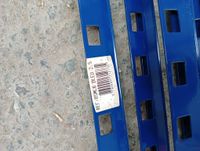 Lot de 20 montants perforés en aluminium bleu, longueur 2,50… (photo 2)