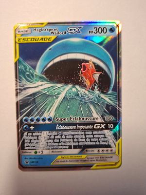 "Collection-PokÉMon-Carte : Magikarpe & Wailord GX