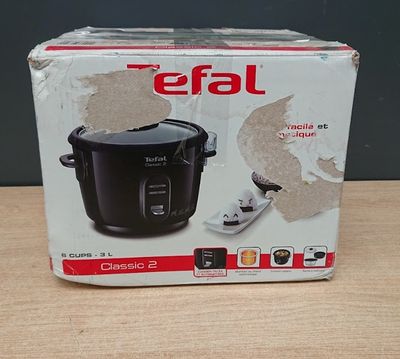 Cuiseur à riz TEFAL, Cuve antiadhésive, Capacité 900 g de ri…