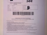 a picture of a ticket with a barcode on it