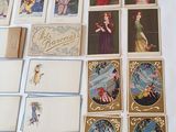 a lot of cards that are on a table