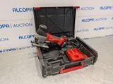 a tool box with tools inside of it sitting on the floor