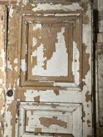 Double portes en chêne mouluré et laqué, de type Haussmanien… (photo 5)