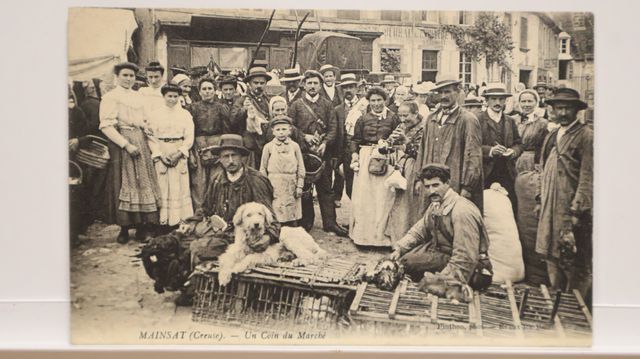 Mainsat : Un coin du marché. Carte rare !!! T.B.E.
