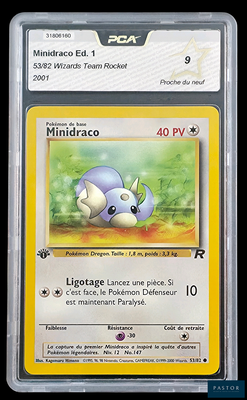une image représentant une carte Pokémon dans un étui en plastique