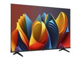 a flat screen tv on a white background with colorful papers