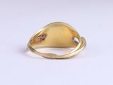 an image of a gold ring with a diamond in the middle