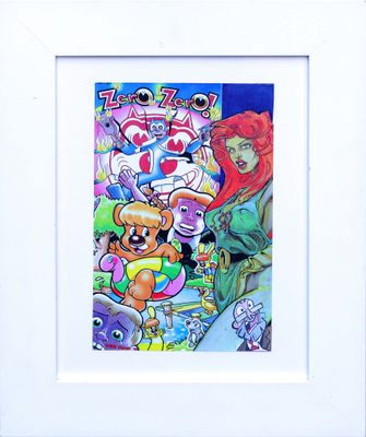 une image représentant une image d'un groupe de personnages de dessins animés