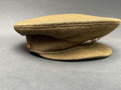 an image of a brown hat sitting on top of a table