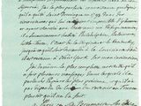 une lettre écrite en russe sur une feuille de papier