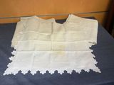 a piece of cloth that has been folded on top of a table