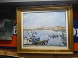 une photo d'un tableau accroché au mur d'un magasin