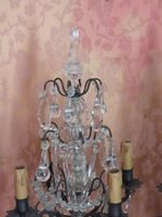 PAIRE DE GIRANDOLES à quatre bras de lumière en bronze et pe… (photo 4)