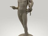 an image of a statue of a man with a knife in his hand