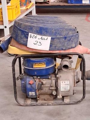 Moto pompe thermique avec tuyaux sans marque apparente (Lot … - Photo 1