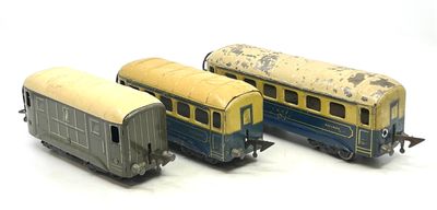 JEP. Ensemble de 3 wagons / voitures.