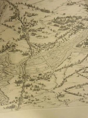 dessin d'une carte de la bataille d'Antietta lors de la bataille d'Antietta lors de la bataille d'Antietta lors de la bataille d'Antietta