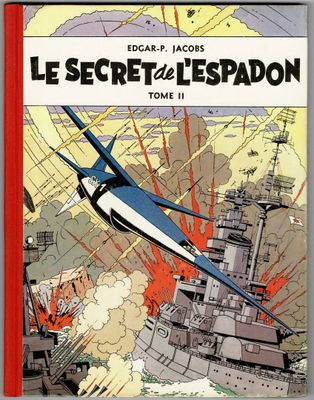 la couverture du livre *Le Secret de l'Espadon* d'Edgar Jacobs