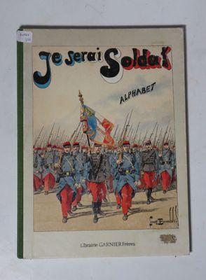 un vieux livre pour enfants avec une illustration représentant un défilé militaire