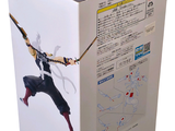 a box with a picture of a man holding a sword