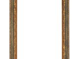 an old picture frame with a white background