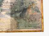 a picture of a painting on the wall of a house