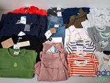 a lot of clothes that are sitting on a table