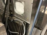 a machine that is sitting inside of a building