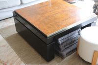 Console en placage imitant la laque : loupe vernis et mélami… (photo 4)