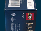 a close up of a box of legos on a blue background