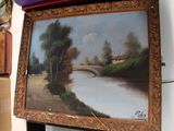 a picture of a painting hanging on a wall