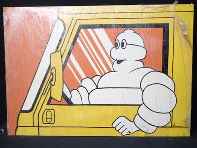 la photo d'une photo représentant un homme dans une voiture