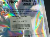 the back of a bag with a label on it that says bistrot