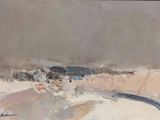 an image of a painting of a landscape with snow on the ground