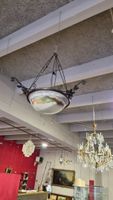 MULLER Frères Lunéville : Lot de deux lustres à armature en … (photo 2)